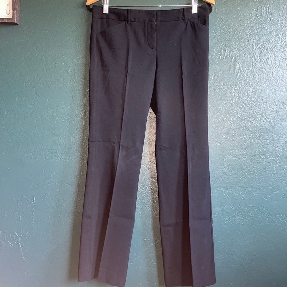 Express straight leg black dress slacks